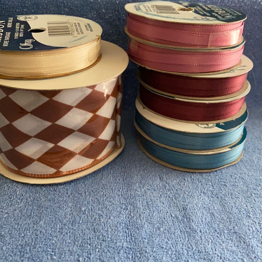 8 Assorted Rolls Decorative Ribbon